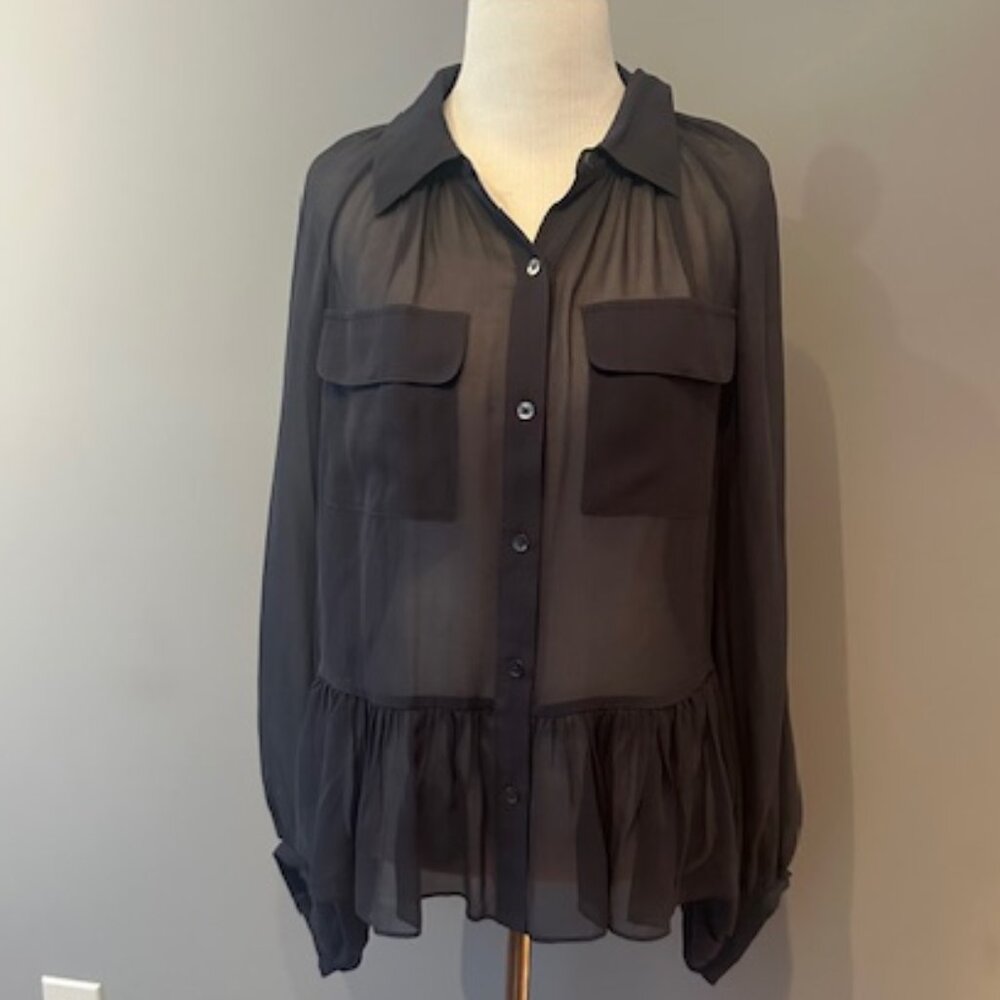 Joie size medium babydoll style silk blouse